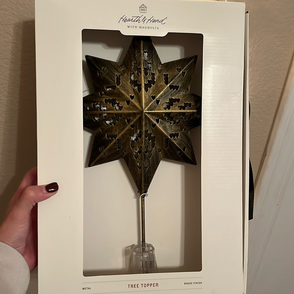 Hearth and Hand metal tree topper
